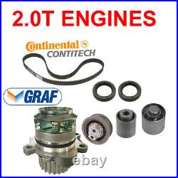 Timing Belt Water Pump Kit 2.0, 2.0t Audi A3, A4, Tt, Vw Eos, Gti, Jetta, Passat