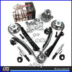 Timing Chain Kit Cam Phaser Water Pump Oil Pump Solenoid Valve Ford Lincoln 5.4L