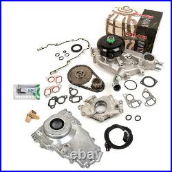 Timing Chain Kit Cover Gasket Sensor Water Oil Pump Fit 97-04 GM LS1 4.8 5.3 6.0