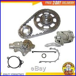 Timing Chain Kit Cover Gasket Set Water and Oil Pump Fits 94-98 Jeep Cherokee 4