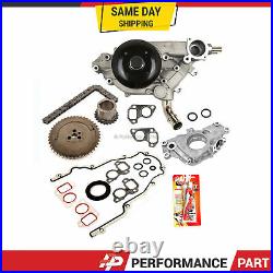 Timing Chain Kit Cover Gasket Water Oil Pump for 97-04 GMC Cadillac 4.8 5.3 6.0