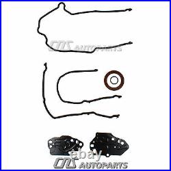 Timing Chain Kit Oil Pump Water+Cam Phasers+Gaskets+Solenoid For 04-08 Ford 5.4L