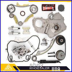 Timing Chain Kit + Oil & Water Pump For Chevrolet Equinox Buick GMC L4 2.0L 2.4L