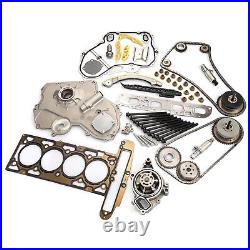 Timing Chain Kit Oil & Water Pump Head Gasket Bolts Set For GM Ecotec 90537632