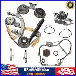 Timing Chain Kit VCT Selenoid Actuator Gear Water Pump Fit GM Ecotec 2.0L 2.4L