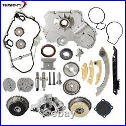 Timing Chain Kit VCT Selenoid Actuator Oil Pump & Water Pump For GM 2.4L Ecotec