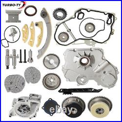 Timing Chain Kit VCT Selenoid Actuator Oil Pump & Water Pump For GM 2.4L Ecotec