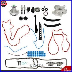 Timing Chain Kit+VVT Gears Solenoid Valve+Water Oil Pump For Ford F150-350 5.4L