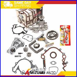 Timing Chain Kit Water Oil Pump Cover Gasket Fit 97-03 Ford E150 E250 F150 4.2