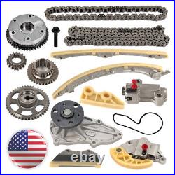 Timing Chain Kit Water Pump Camshaft Sprocket For Honda Acura Crosstour 2.4L