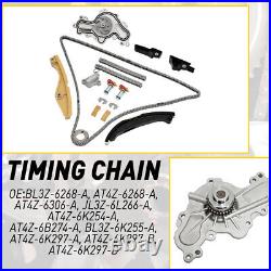 Timing Chain Kit Water Pump Fit 13-16 Ford FLEX Taurus Lincoln MKS MKX 3.5 3.7L