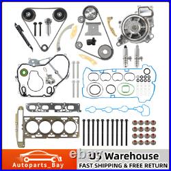 Timing Chain Kit Water Pump, Head Gasket Set for 2011-2017 GM Buick Equinox 2.4L