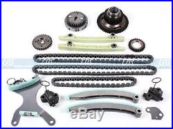 Timing Chain Kit & Water Pump with Gears Fits 99-04 Dodge Jeep 4.7L SOHC V8 JTEC