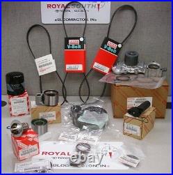 Toyota V6 3.4L Timing Belt Water Pump Tensioner Idler Pulley Kit Genuine OE OEM