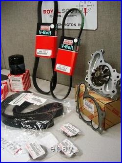 Toyota V6 Timing Belt Water Pump Tensioner Idler Pulley Kit Genuine OE OEM