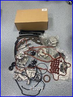 Triton Timing Chain Kit Oil+Water Pump Phasers VVT Valves For 5.4L Ford Lincoln