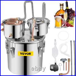 VEVOR 3/5/8/13.2 Gal Moonshine Still Water Wine Alcohol Distiller Brewing Kit