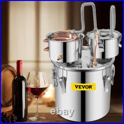 VEVOR 3/5/8/13.2 Gal Moonshine Still Water Wine Alcohol Distiller Brewing Kit