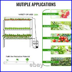 VEVOR Hydroponic Site Grow Kit 90 Planting Sites Garden Plant System Vegetable