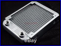 Water Cooling 120mm Radiator Pump Fan Block Complete Kit For Intel 115X silver