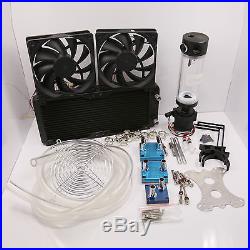 Water Cooling Kit 240 Radiator CPU NB GPU Block Pump Reservoir Tubing Best Value