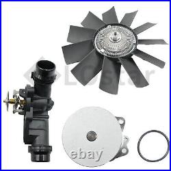 Water Pump Fan Clutch Thermostat Assembly Kit Fit 99-06 BMW 3 Series X5 2.5 3.0