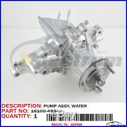 Water Pump Kit Assy Original Oem 16100-49847 For Toyota Supra 2jzgte L6 3.0l